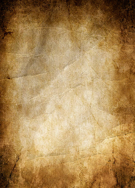 古い紙 - textured effect scratched textured parchment ストックフォトと画像