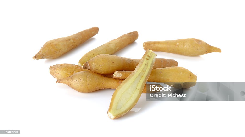 Fingerroot isolated on the white background Fingerroot isolated on the white background. 2015 Stock Photo