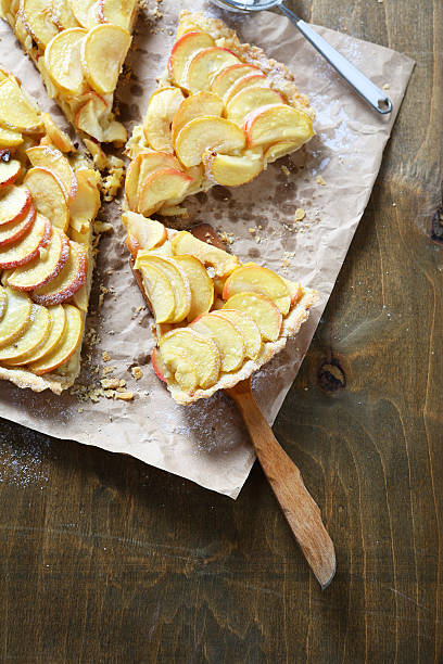 istock Crispy tart on a napkin 477325496