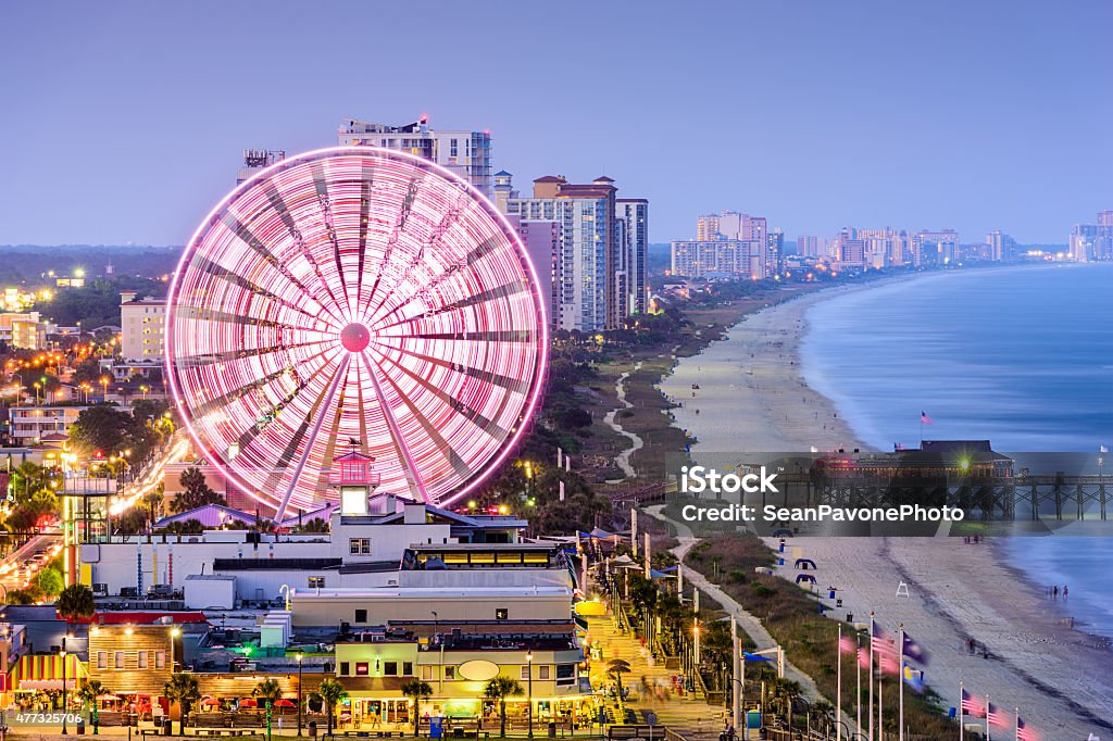 Myrtle Beach Skyline Myrtle Beach, South Carolina, USA city skyline. Myrtle Beach Stock Photo