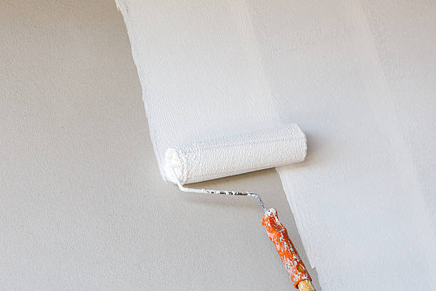 istock Painted White color for new house 477327695