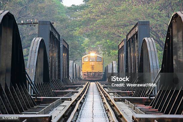 Train Stock Photo - Download Image Now - Train - Vehicle, Narrow, Railway Bridge