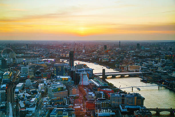 istock Aerial overview of London 477330454