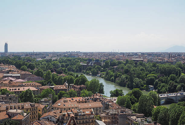 istock Aerial view of Turin 477330494
