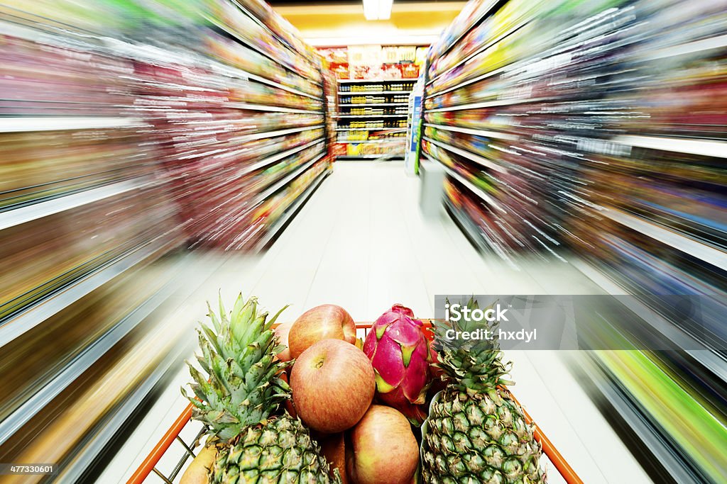 Supermarché intérieur, - Photo de Aliment libre de droits