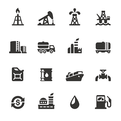 Soulico collection - Oil Industry icons.