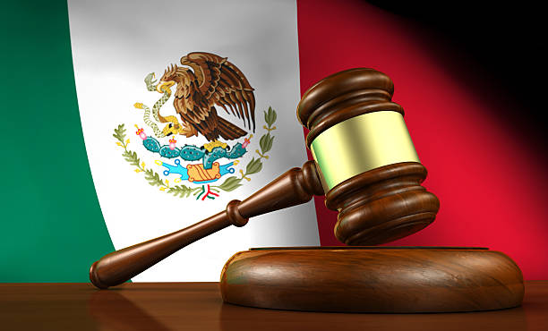 méxico de justiça, conceito de direito - mexican flag mexico flag digitally generated image imagens e fotografias de stock