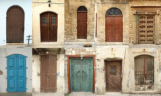 Girne doors collection, Cyprus