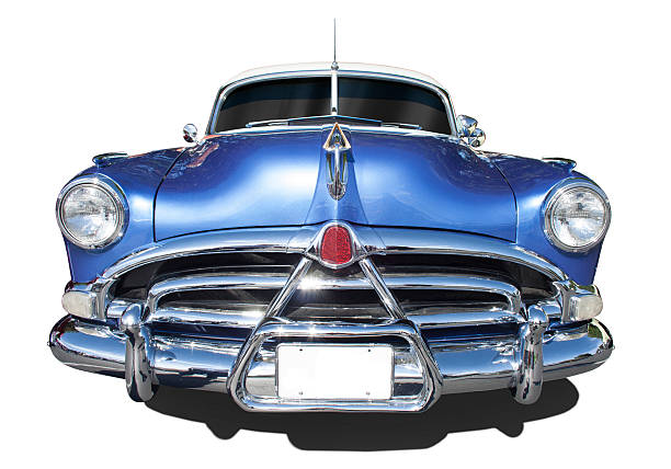 Hudson Hornet Front view of a 1930s Hudson Hornet radiator grille stock pictures, royalty-free photos & images