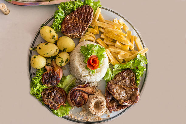 Capybara steak ,Brazilian food