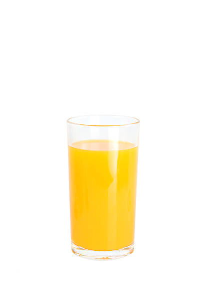 istock Glass with oranges juice isolated. 477342081