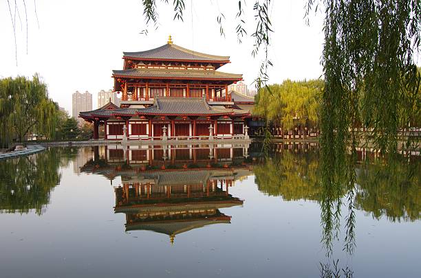 istock Xi'an comes furong garden in China 477342155