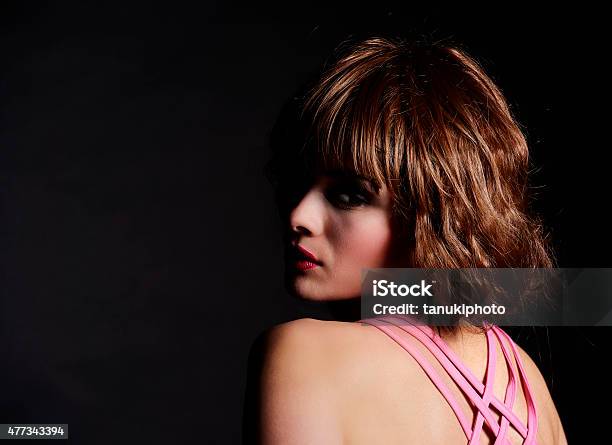 Brunette Woman Portrait Stock Photo - Download Image Now - 2015, 25-29 Years, Adult