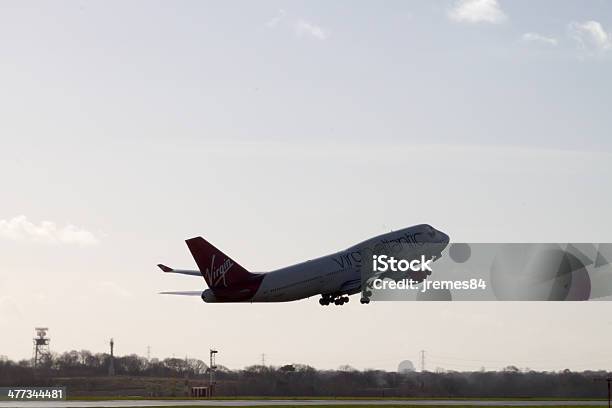 영국 맨체스터 2014 년 2월 16일 버진 애틀랜틱 Virgin Atlantic Boeing에 대한 스톡 사진 및 기타 이미지 - Boeing, Virgin Atlantic, 공항