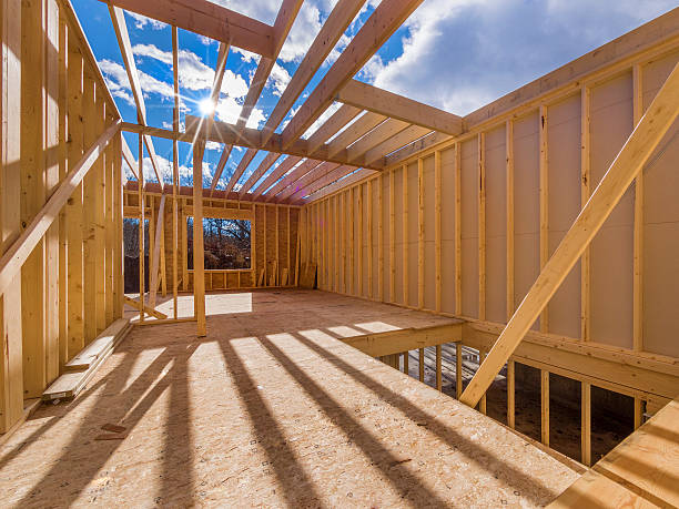 istock New framing construction of a  house 477344935