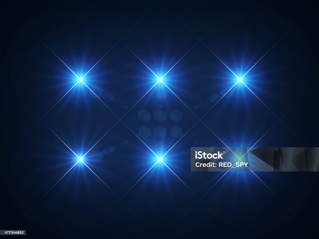 Spotlight on concert 2015 Stock Photo