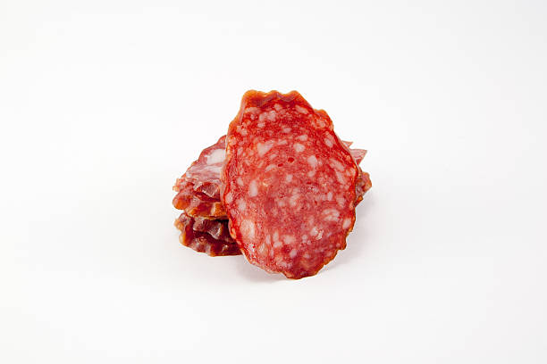 istock slices of salami isolated 477347118