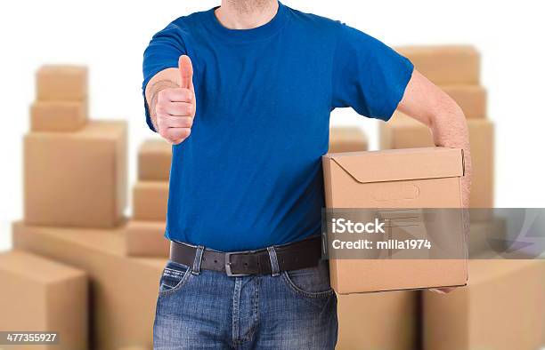 Delivery Man Stock Photo - Download Image Now - Adult, Adults Only, Agreement