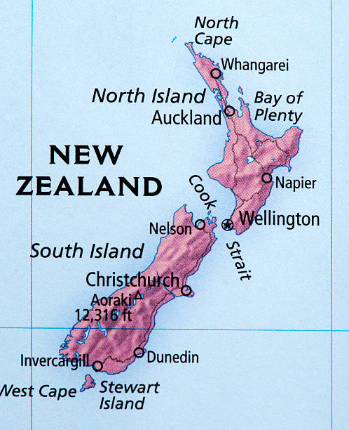 istock Map of New Zealand 477357238