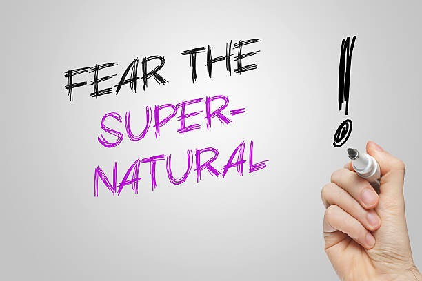 istock Hand writing fear the supernatural 477357650
