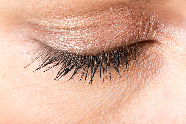 istock middle age woman eye macro 477361393