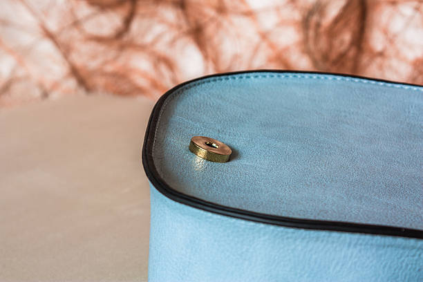 istock Blue handbag, delicate and feminine 477368302