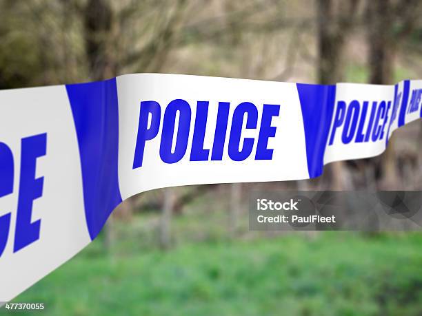 Cordon Font Stock Photo - Download Image Now - At The Edge Of, Barricade Tape, Boundary