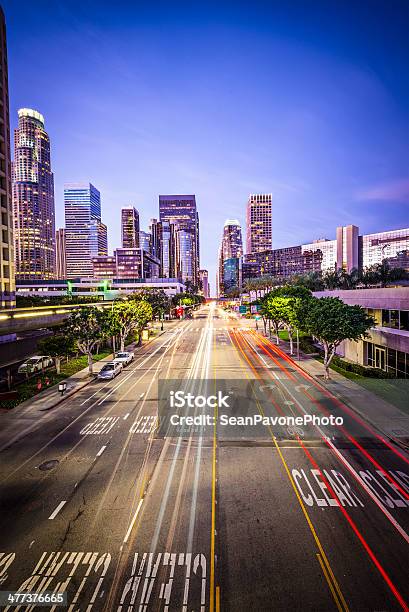 Centro De La Ciudad De Los Ángeles Foto de stock y más banco de imágenes de Condado de Los Ángeles - Condado de Los Ángeles, Los Ángeles, Finanzas