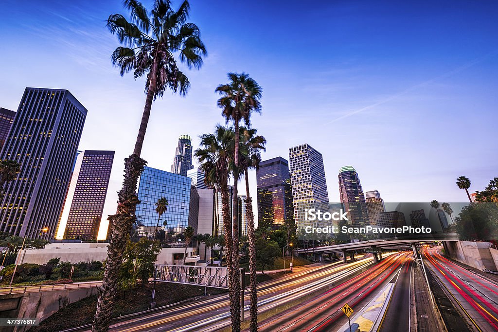 Centro de la ciudad de Los Ángeles - Foto de stock de Los Ángeles libre de derechos