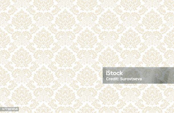 Vintage Wallpaper Pattern Stock Illustration - Download Image Now - Backgrounds, Pattern, Luxury