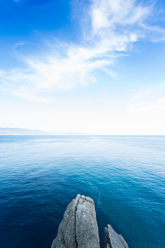 Beautiful, sea landscape. Portofino coast, Italy, Europe