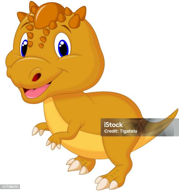 Carino Dinosauro Fumetto - Immagini vettoriali stock e altre immagini di Animale - Animale, Animale estinto, Antico - Condizione