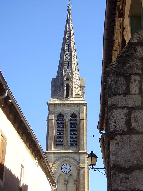 istock Eymet Church Steeple 477389056