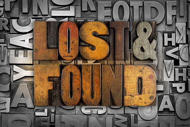 Lost and Found stock photo