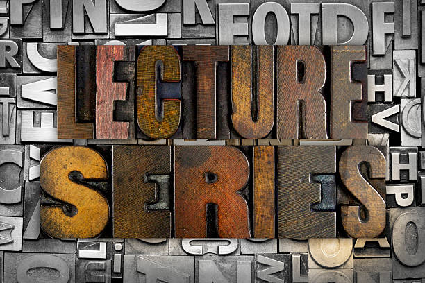 Lecture Series stock photo