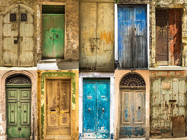 istock photos of old front doos 477392436