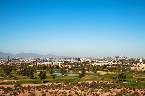 istock Skyline View of Phoenix and Golf Course 477392736
