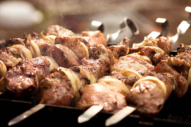 istock roasted kebabs on a skewer 477396100