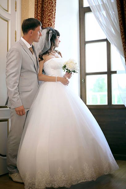 istock bride and groom at the wedding 477396148