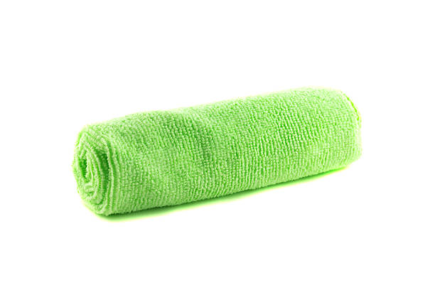 istock Roll of green towel 477398212