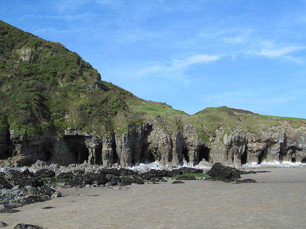 istock Rocky coastline, Pembroke, Wales 477399062