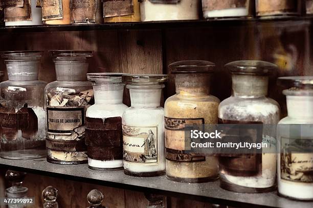 Old Pharmacy Stock Photo - Download Image Now - Medicine, Pharmacy, Healthcare And Medicine