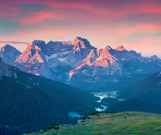 istock Colorful summer sunrise on the Cadini di Misurina range, 477400162