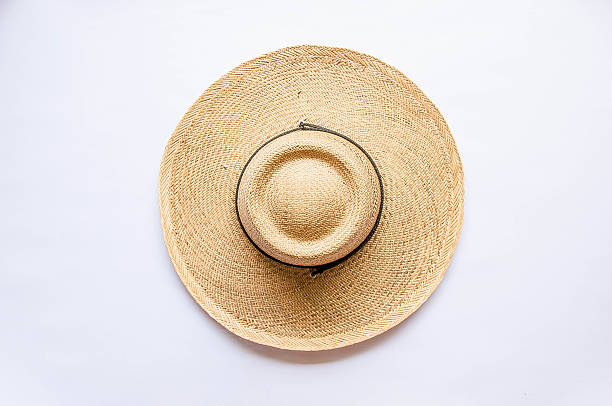 麦わら帽子 ／ sombrero de paja - sombrero de paja fotografías e imágenes de stock