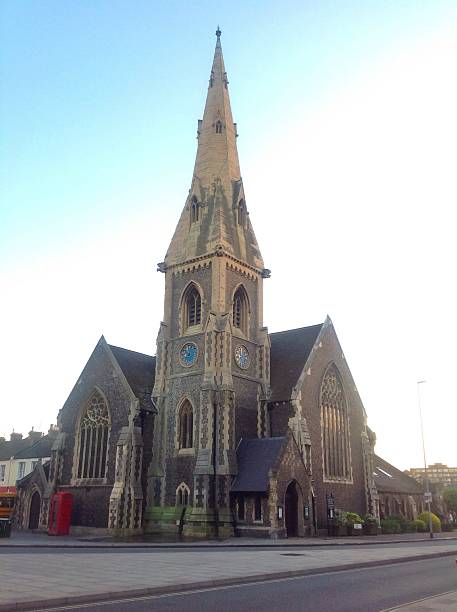 istock British Brighton Church Building at Dusk Summertime 477402218
