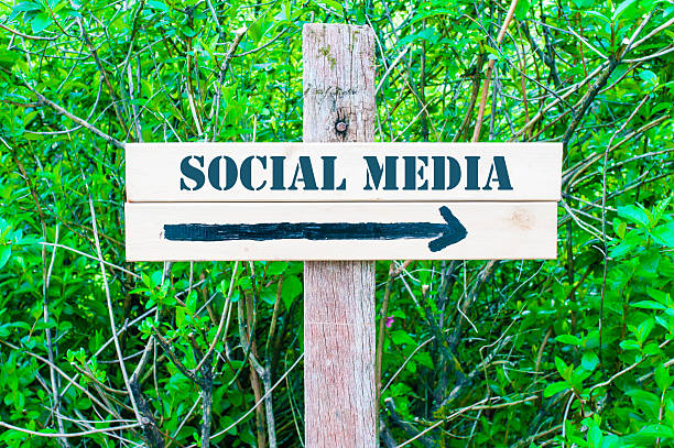 istock SOCIAL MEDIA Directional sign 477402842