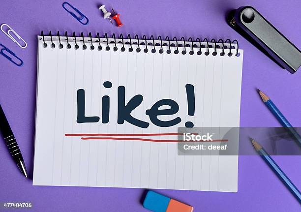 Like Word Stock Photo - Download Image Now - 2015, Admiration, Business