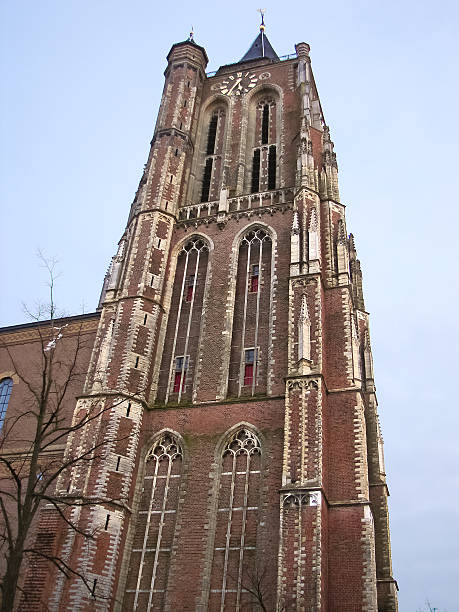 istock The old church tower in Gorinchem. Netherlands 477405643