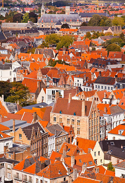 istock Aerial View of Bruges 477408369