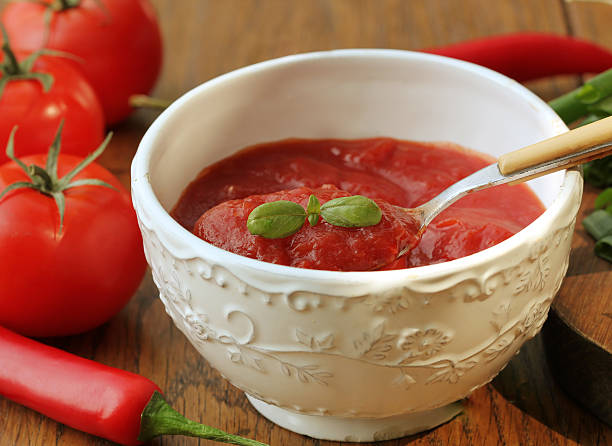 istock Freshly prepared sauce in bowl 477409166